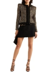 BALMAIN EMBELLISHED METALLIC TWEED JACKET,3074457345623103122