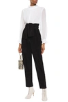 ZIMMERMANN BELTED SUEDE TAPERED trousers,3074457345623966811
