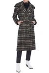 HOFMANN COPENHAGEN BELTED CHECKED BOUCLÉ-TWEED TRENCH COAT,3074457345622538138