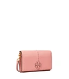 Tory Burch Mcgraw Wallet Crossbody In Pink Magnolia