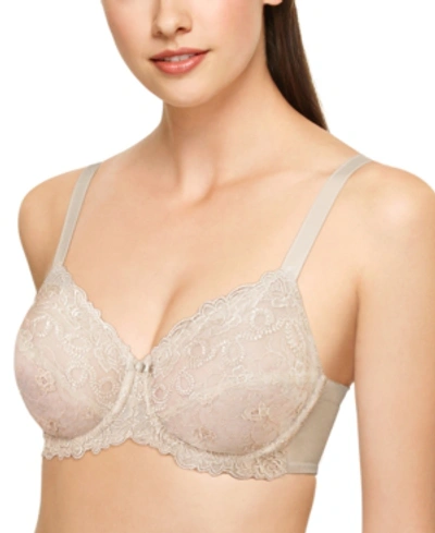 Wacoal Renaissance Rose Underwire Bra 85720 In Buff