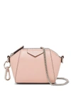 GIVENCHY ANTIGONA MINI BAG IN LEATHER WITH CHAIN SHOULDER STRAP