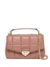 MICHAEL MICHAEL KORS SOHO CROSSBODY BAG IN QUILTED LEATHER