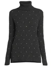 MARC JACOBS WOMEN'S RUNWAY STRASS EMBROIDERED RIB-KNIT TURTLENECK SWEATER,0400011275944