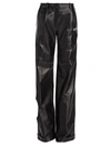 OFF-WHITE WOMEN'S METEOR LEATHER TROUSERS,0400012112204