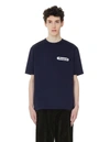 Junya Watanabe Campagnolo Logo-appliquéd Cotton-jersey T-shirt In Navy Blue