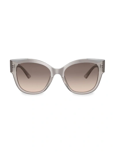 Prada 54mm Two-tone Pillow Sunglasses In Brown