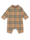 BURBERRY BABY'S MICHAEL ARCHIVE PLAID COVERALL,400013347587