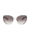 Prada Women's 59mm Cat-eye Sunglasses In Black