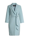 TOCCIN BELTED COCOON COAT,400013382173