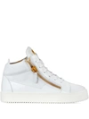 Giuseppe Zanotti Kriss Leather Sneakers In White