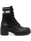 MICHAEL KORS LACE-UP HEELED BOOTS