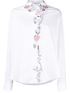 VIVETTA EMBROIDERED FLORAL SHIRT