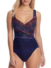 MIRACLESUIT TRAMONTO BELLE IT'S A WRAP UNDERWIRE ONE-PIECE