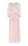 RALPH & RUSSO SEQUIN EMBELLISHED ORGANZA MAXI DRESS