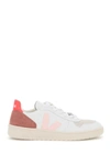 VEJA V-10 LEATHER SNEAKERS,11656041