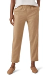 Eileen Fisher Wool Tapered Ankle Pants In Honey