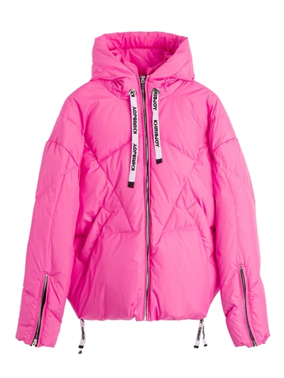 Khrisjoy Kids' Shorty Down Jacket In Pink