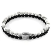 Anchor & Crew White Howlite Iguazu Silver & Stone Bracelet
