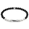 Anchor & Crew White Howlite Orinoco Silver & Stone Bracelet