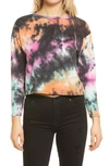 ALL IN FAVOR ALL IN FAVOR FRENCH TERRY TIE DYE SWEATSHIRT,T15861C-001