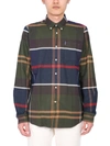 Barbour Button-down Check-pattern Cotton Shirt In Green