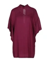 IRO IRO WOMAN MINI DRESS GARNET SIZE 10 VISCOSE, COTTON,15090034QW 4