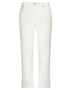 CITIZENS OF HUMANITY CITIZENS OF HUMANITY WOMAN JEANS IVORY SIZE 25 COTTON, POLYURETHANE,42761566NE 9