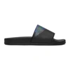 MARCELO BURLON COUNTY OF MILAN BLACK & BLUE WINGS SLIDES