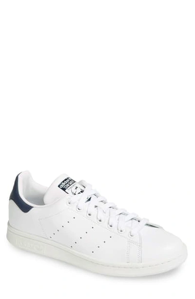 Adidas Originals Stan Smith Faux Leather Sneakers In White