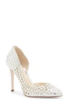 JESSICA SIMPSON PREPPI HALF D'ORSAY PUMP,JS-PREPPI