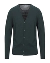Gran Sasso Cardigan In Dark Green