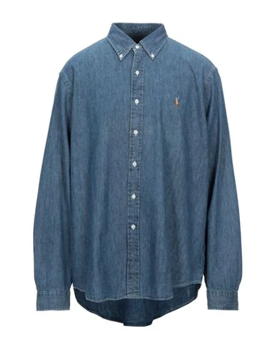 Polo Ralph Lauren Chemise Denim En Coton In Blue
