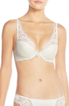 Simone Perele 'wish' Triangle Contour Bra In Ivory