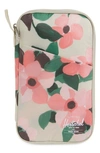 HERSCHEL SUPPLY CO. FLORAL PRINT TRAVEL WALLET,10842-04861-OS