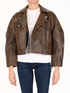 GANNI GANNI WASHED LEATHER JACKET