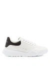 ALEXANDER MCQUEEN COURT RAISED-SOLE LEATHER TRAINERS,1365581