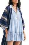 Free People Full Swing Dress Powder Blue Combo In Powder Blue