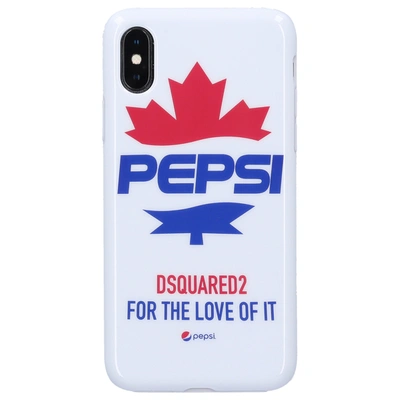 Dsquared2 Pepsi Logo Iphone Cover X In White