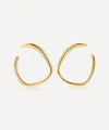 Monica Vinader Gold Plated Vermeil Silver Nura Reef Wrap Earrings In Gold