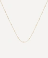 MONICA VINADER GOLD PLATED VERMEIL SILVER LONG FINE BEADED CHAIN NECKLACE,000649978