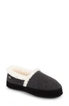 Acorn Moc Ragg Slipper In Dark Charcoal Heather