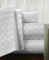 Pointehaven Superior Weight Cotton Flannel Sheet Set - Twin Xl Bedding In Fair Isle