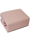 Lintex Marquis 100% Cotton Blanket, King In Rose