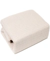 Lintex Marquis 100% Cotton Blanket, Twin In Ivory