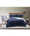 Truly Soft Cuddle Warmth Comforter Set, Full/queen In Indigo
