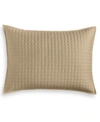 HOTEL COLLECTION BASIC GRID QUILTED KING SHAM, CREATED FOR MACY'S BEDDING