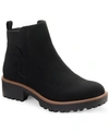 Sun + Stone Kandy Booties, Created For Macy's In Black Mirco