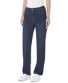 Jones New York Lexington Straight Leg Denim Jeans In Indigo Wash