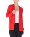 Jones New York Icon Cardigan In Rouge